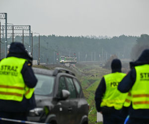 Miejsce uszkodzonych torów