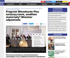 Chcemy uczciwego budownictwa - konferencja serwisu Muratorplus.pl