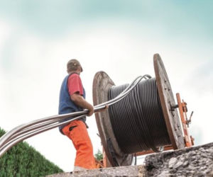 kabel sieci elektroenergetycznej