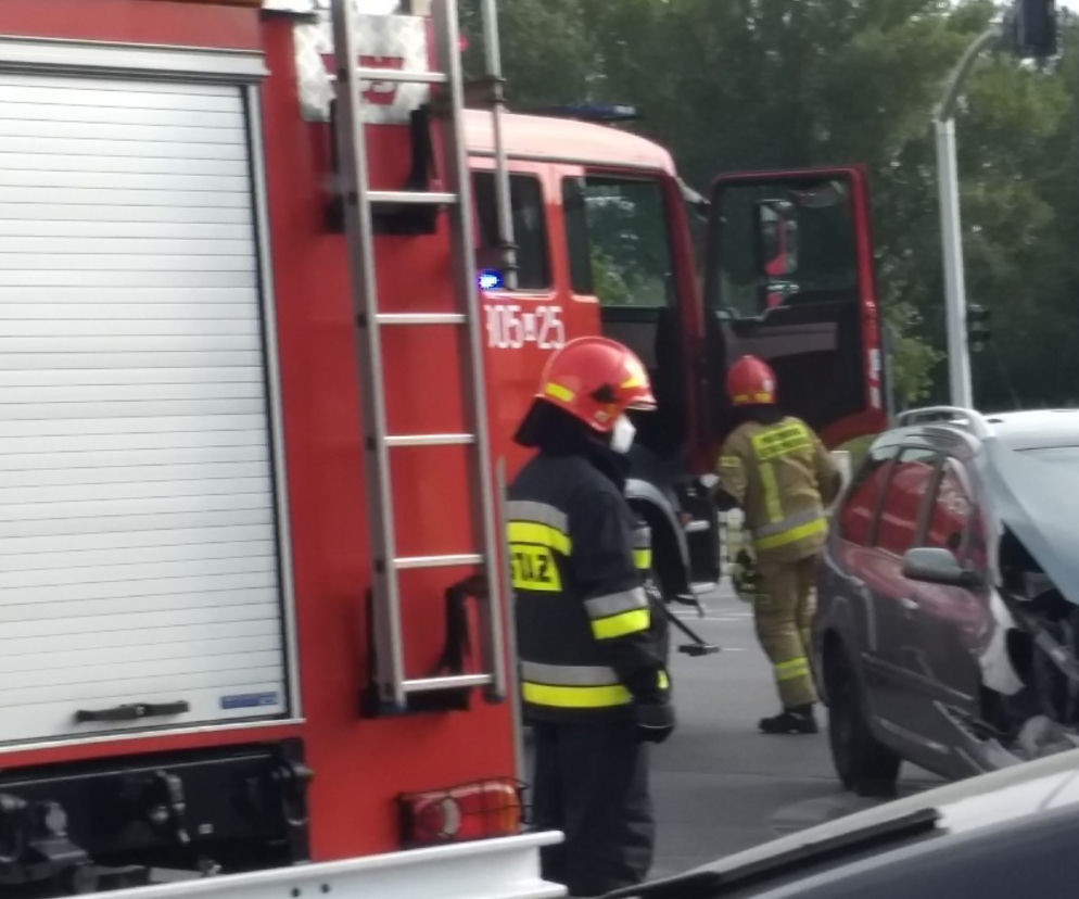 Kolizja przy moście Świętokrzyskim