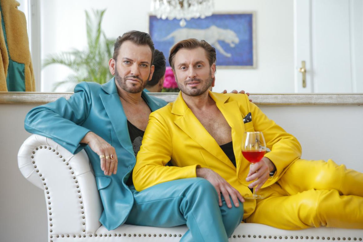 Rafał Grabias i Gabriel Seweryn byli wspaniałą parą. Tak się prezentowali w blasku fleszy