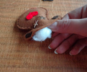 Filcowy renifer Rudolf na choinkę