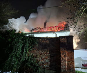 Pożar stadniny w Mosznie