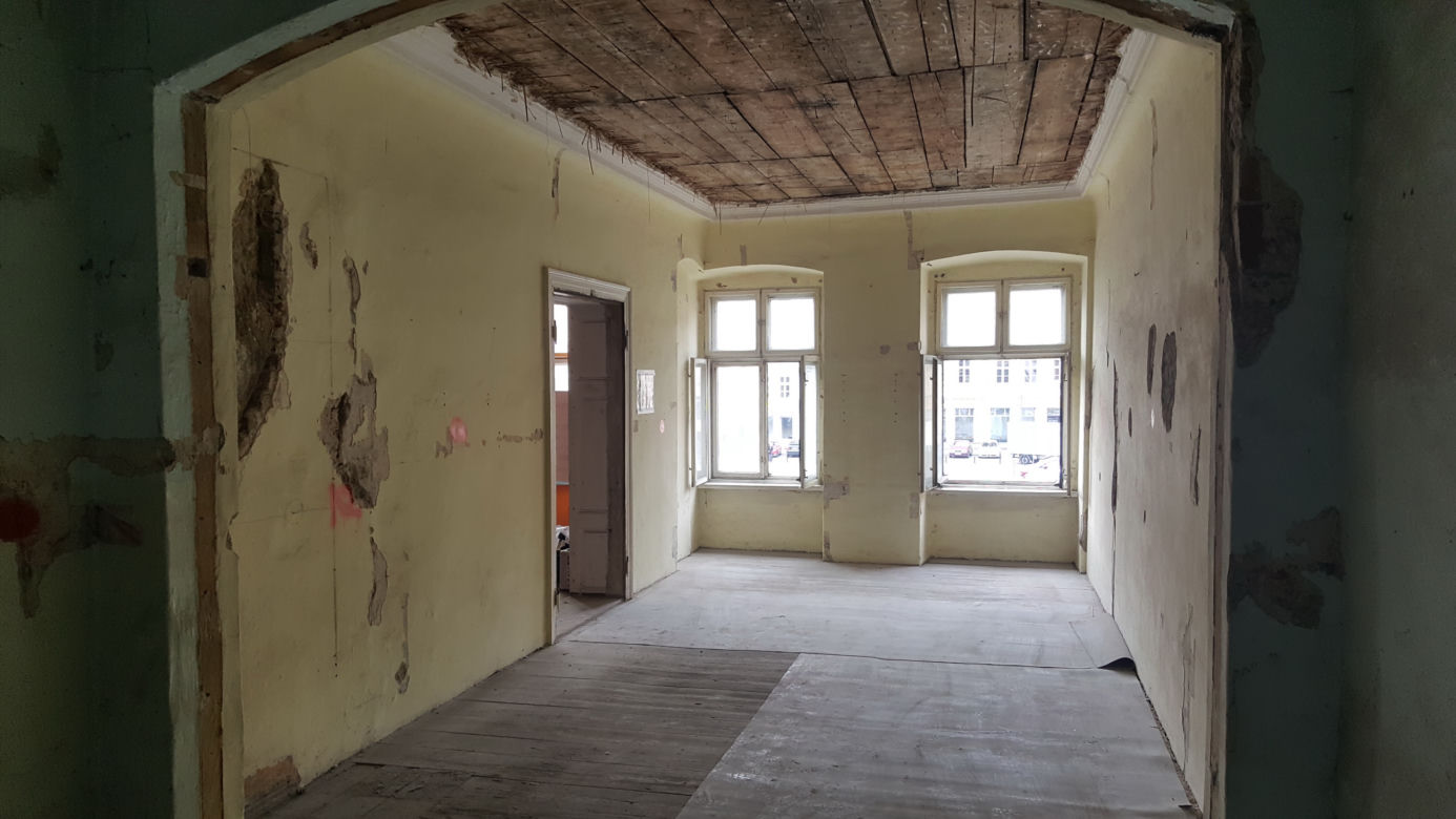 Kamienica Oppenheimów w remoncie