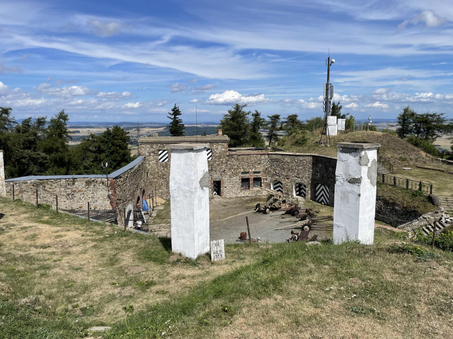 Fort Spitzberg-Ostróg. Tutaj Niemcy więzili Unruga i Giertycha