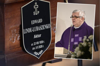 Przejmujące słowa księdza na pogrzebie Edwarda Linde-Lubaszenki. Zabrał ze sobą część naszych serc