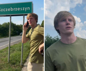 Znany niemiecki influencer zwiedzał Polskę. Próbował wymówić Szczebrzeszyn
