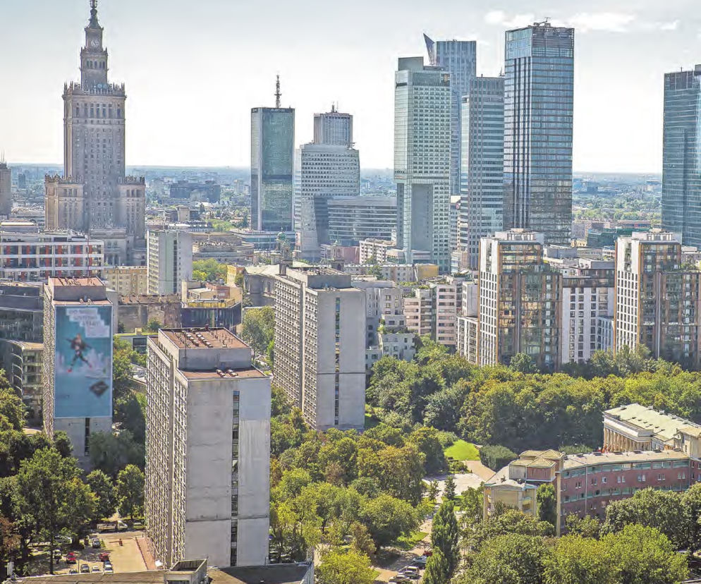 Warszawa, Warszawa Centrum, panorama