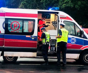 Groźny wypadek na bielanach 