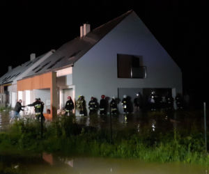 Nocna powódź w Rzeszowie