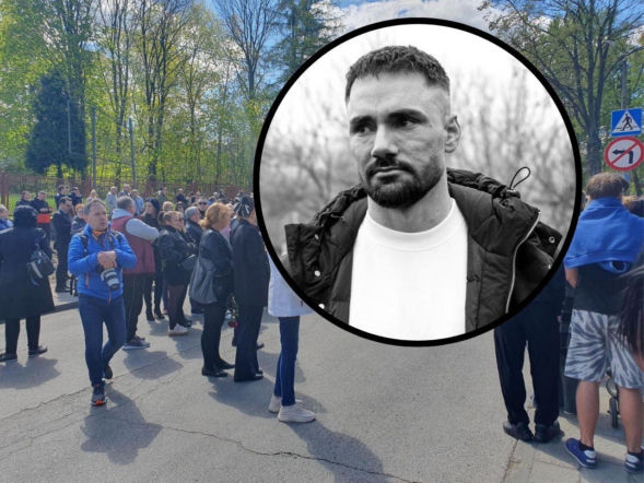 Pogrzeb Łukasza Litewki. Pierwsze zdjęcia dogłębnie poruszają. Obok spoczywa słynny dziennikarz sportowy