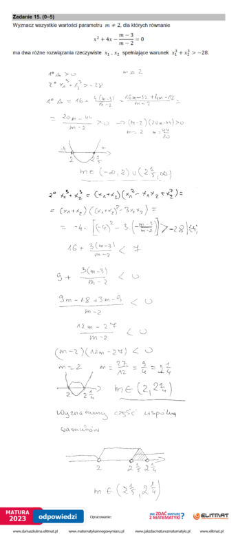 Matura 2023: matematyka rozszerzona. Arkusze CKE i odpowiedzi [Formuła 2015]
