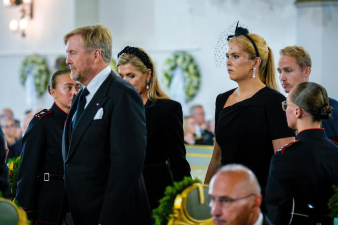 Karol Nawrocki na pogrzebie króla