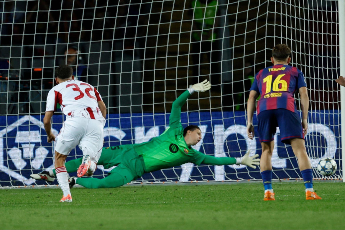 Barcelona - Olympiakos: Wojciech Szczęsny