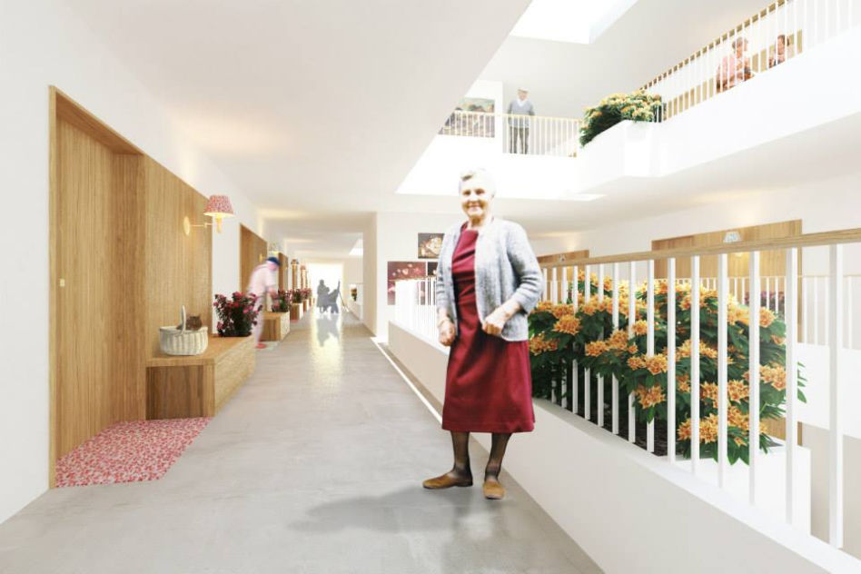 I nagroda w konkursie architektonicznym. Projekt bdynku dla osób starszych