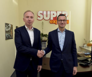 Premier Mateusz Morawiecki z wizytą w redakcji Super Expressu
