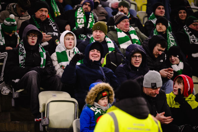 Lechia Gdańsk - Cracovia, zdjęcia kibiców z meczu 20. kolejki PKO BP Ekstraklasy