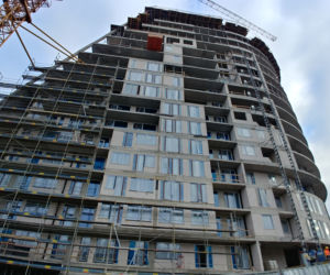 Centaurus. Trwa budowa największego budynku w Olsztynie. Zobacz postępy prac