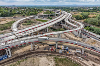 Budowa węzła Mistrzejowice na S7