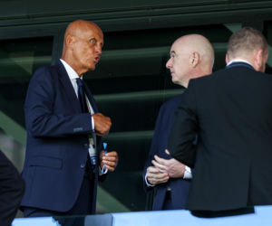 Cezary Kulesza wita Gianniego Infantino