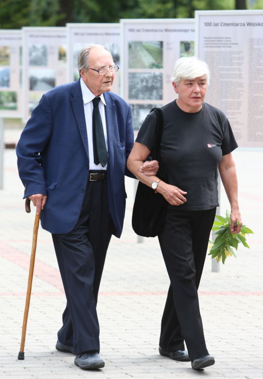 Pogrzeb Romana Kłosowskiego na Powązkach Wojskowych