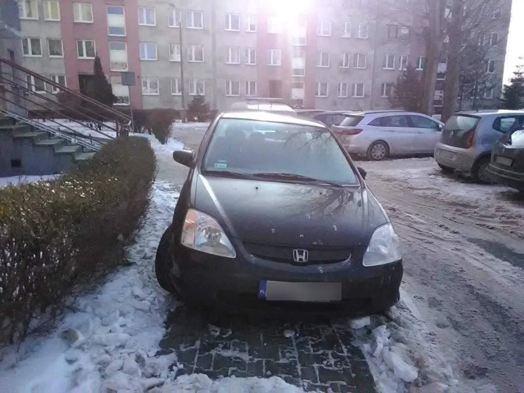 Tak się parkuje w Gliwicach. Straż Miejska opublikowała zdjęcia "Miszczów" z lutego [GALERIA]
