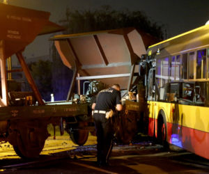 Wypadek autobusu w Warszawie