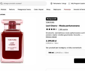 Oryginał kosztuje 2000 zł. Rossmann sprzedaje zamiennik kultowego zapachu Toma Forda za 28 zł!