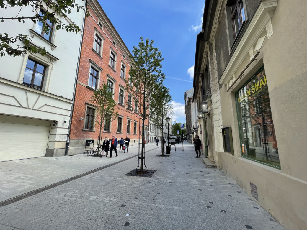 Zieleń w centrum miasta. Tak zmienia się ul. Krupnicza w Krakowie! 