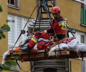 Świnoujście: Wynoszenie z mieszkania otyłego mężczyzny