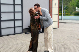 Barwy szczęścia, odc. 3324. Dorota Kujawiak (Karina Seweryn), Radomir (Łukasz Wójcik)