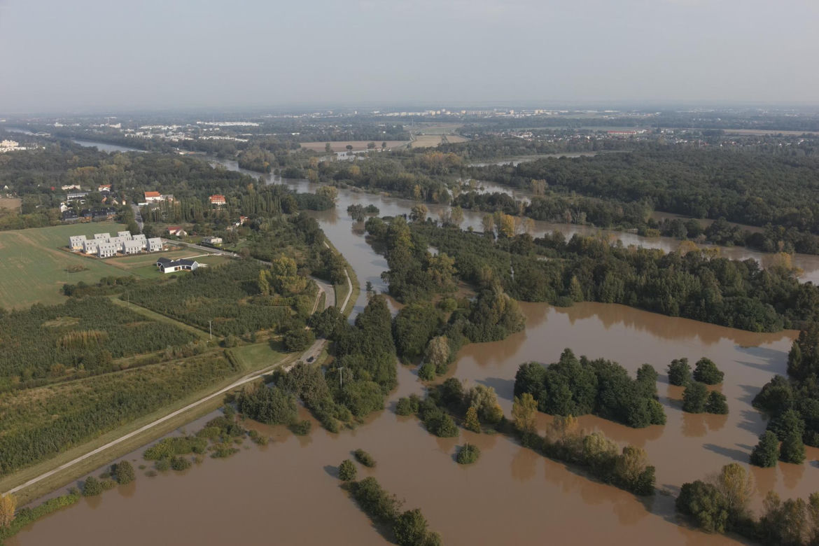 Wschodnia Obwodnica Wrocławska – rozlewisko