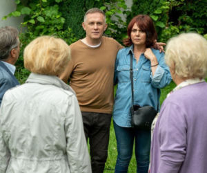 M jak miłość, odc. 1612: Marysia (Małgorzata Pieńkowska), Artur (Robert Moskwa), Barbara (Teresa Lipowska), Kisielowa (Małgorzata Rożniatowska), Józef (Stefan Friedmann)