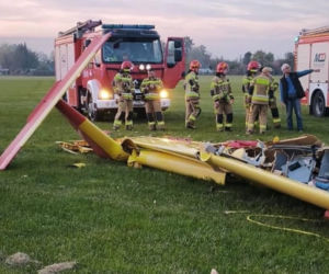 Szybowiec runął na ziemię tuż po starcie. 73-letni pilot zginął na miejscu