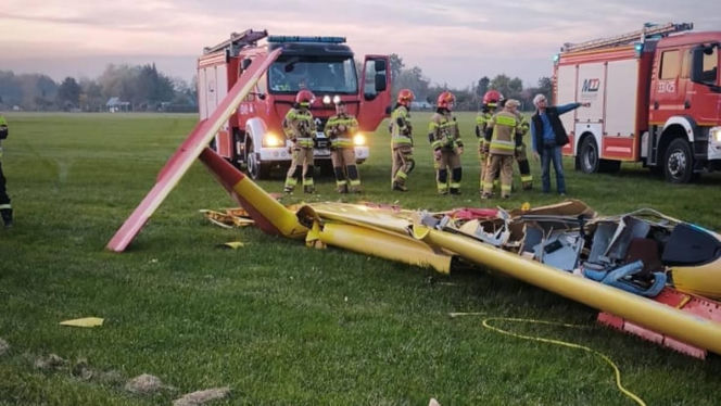 Szybowiec runął na ziemię! 73-letni pilot nie żyje