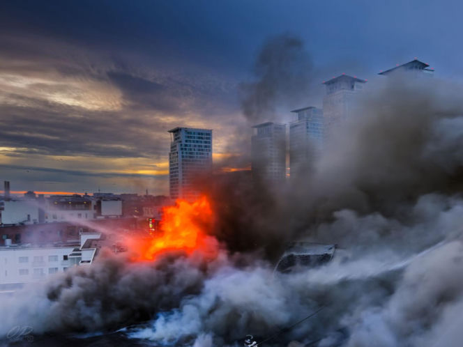 Blok spłonął od grilla na balkonie! 62 mieszkania zniszczone