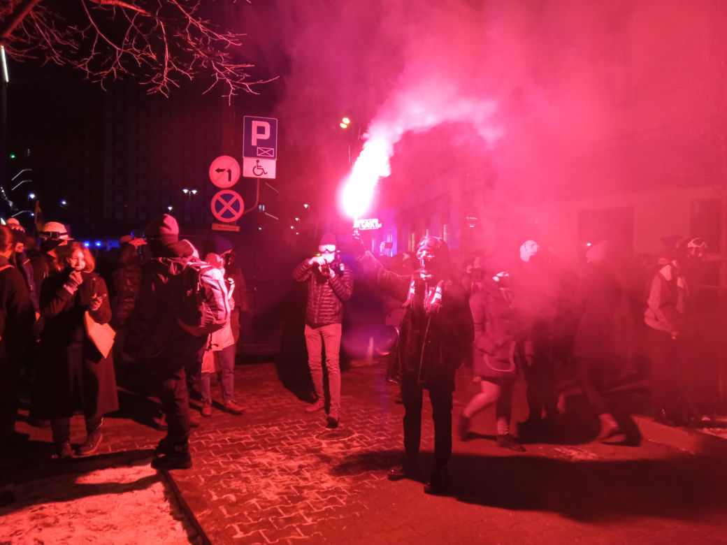 Strajk kobiet w Warszawie (29.01.2021)
