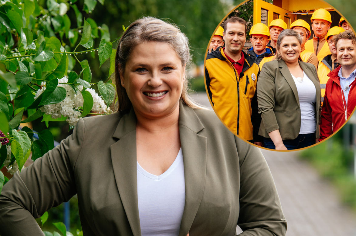 Ela Romanowska po raz pierwszy na planie "Nasz nowy dom"