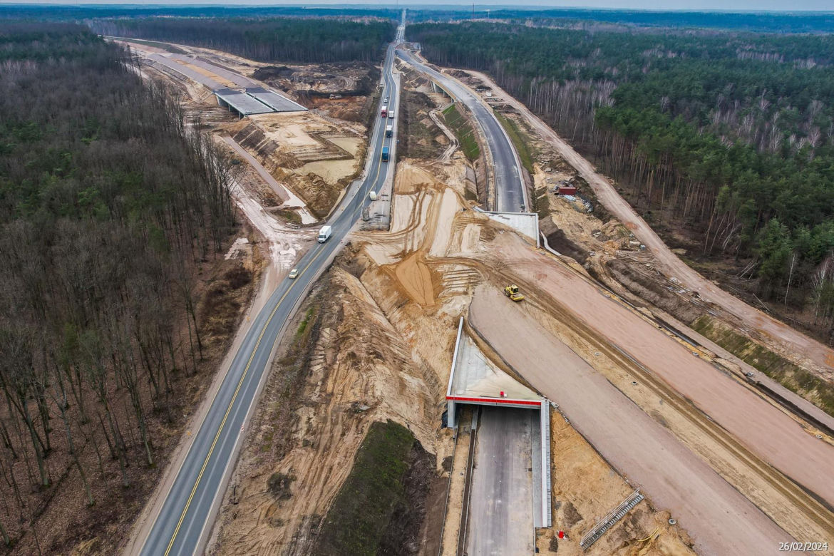 Budowa autostrady A2 Kałuszyn - Groszki