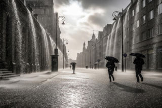 Horror w Szczecinie 11.02.2026! Deszczowa apokalipsa uderza w miasto!