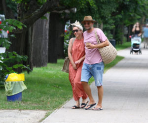 Małgorzata Ohme na plaży