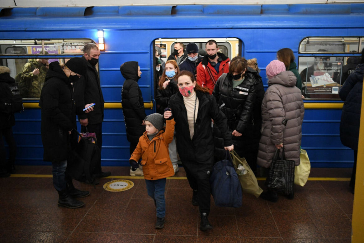 Ukraina. Ludność cywilna w czasie wojny