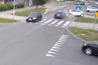 Pijany wjechał w samochód i uciekał