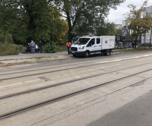 Radiowóz potrącił PSA. SKANDAL w Łodzi