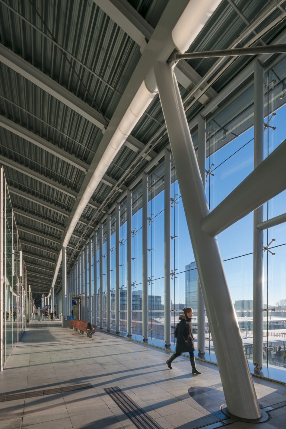 Dworzec kolejowy Utrecht Centraal w Holandii