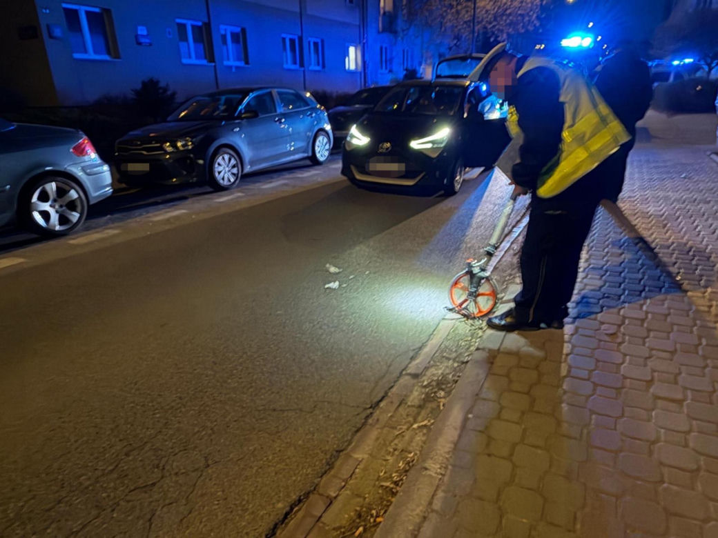 Ochota potrącenie dziecka