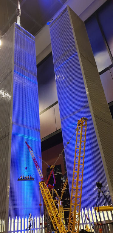 Makieta WTC z klocków Lego w Gliwicach