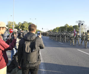 Próba generalna defilady wojskowej w Warszawie