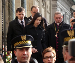Marta Kaczyńska i Marcin Dubieniecki na Wawelu