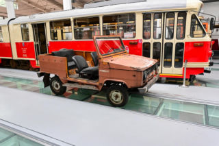 Prototyp terenowego Poloneza w Muzeum Techniki i Komunikacji w Szczecinie